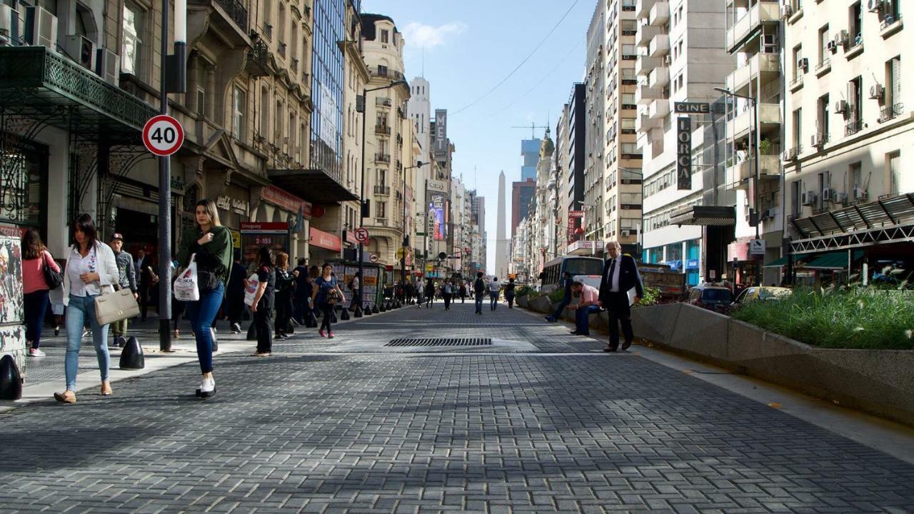 Estilo Y Comodidad En Av Corrientes, Departamento Con Estacionamiento Para Autos Buenos Aires Exterior photo